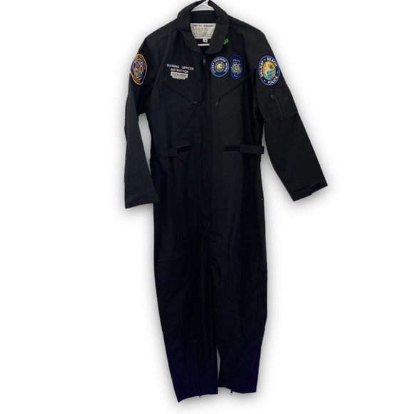 Authentic Vintage Flight Suit Police City of Del Ray Beach Florida. - Picture 1 of 10